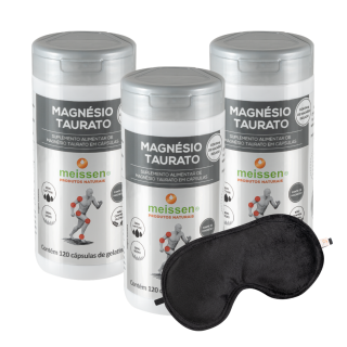 Magnésio Taurato 120 cápsulas | Kit com 03 UN