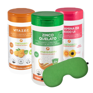 Combo: Zinco, Vitamina D3 e Vita Z.E.C | Kit com 3 UN