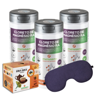 Cloreto de Magnésio P.A 60 cápsulas | Kit com 03 UN + 1 (Chá de Erva Doce - Venc 08/2026) Cloreto de Magnésio P.A 60 cápsulas | Kit com 03 UN + 1 (Chá de Erva Doce - Venc 08/2026)